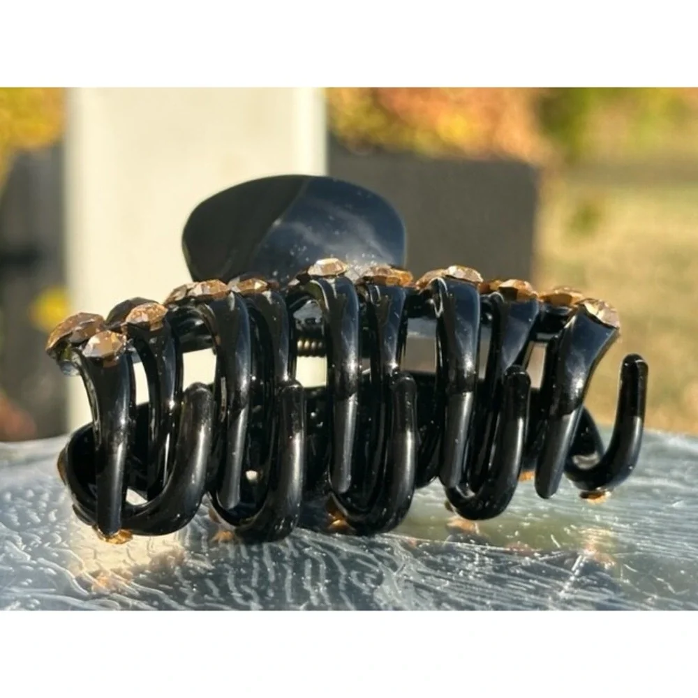 1 New Gorgeous Hair Clip with Shinny Swarovsky Crystals Hair Jewelry Accessories